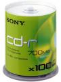  Sony CD-R 700MB/48x Bulk 100